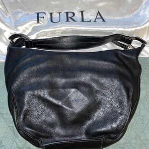 Furla Vintage Leather Handbag in Perfect Condition